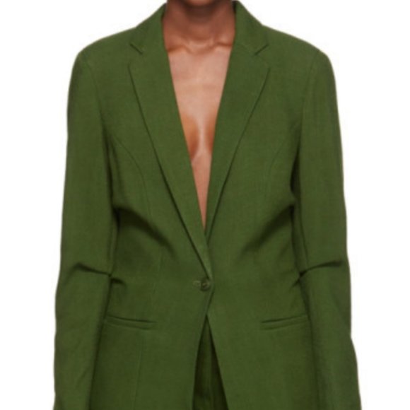 Jacquemus Green La Veste Bergamo Blazer - Picture 1 of 6